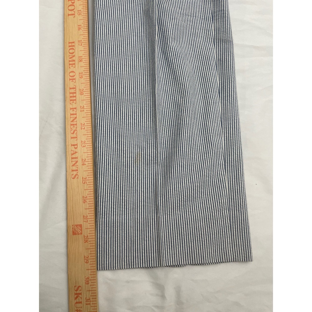 Lauren Ralph Lauren Seersucker Suit Mens 40R Blue White Striped Cotton 2pc - Picture 14 of 15